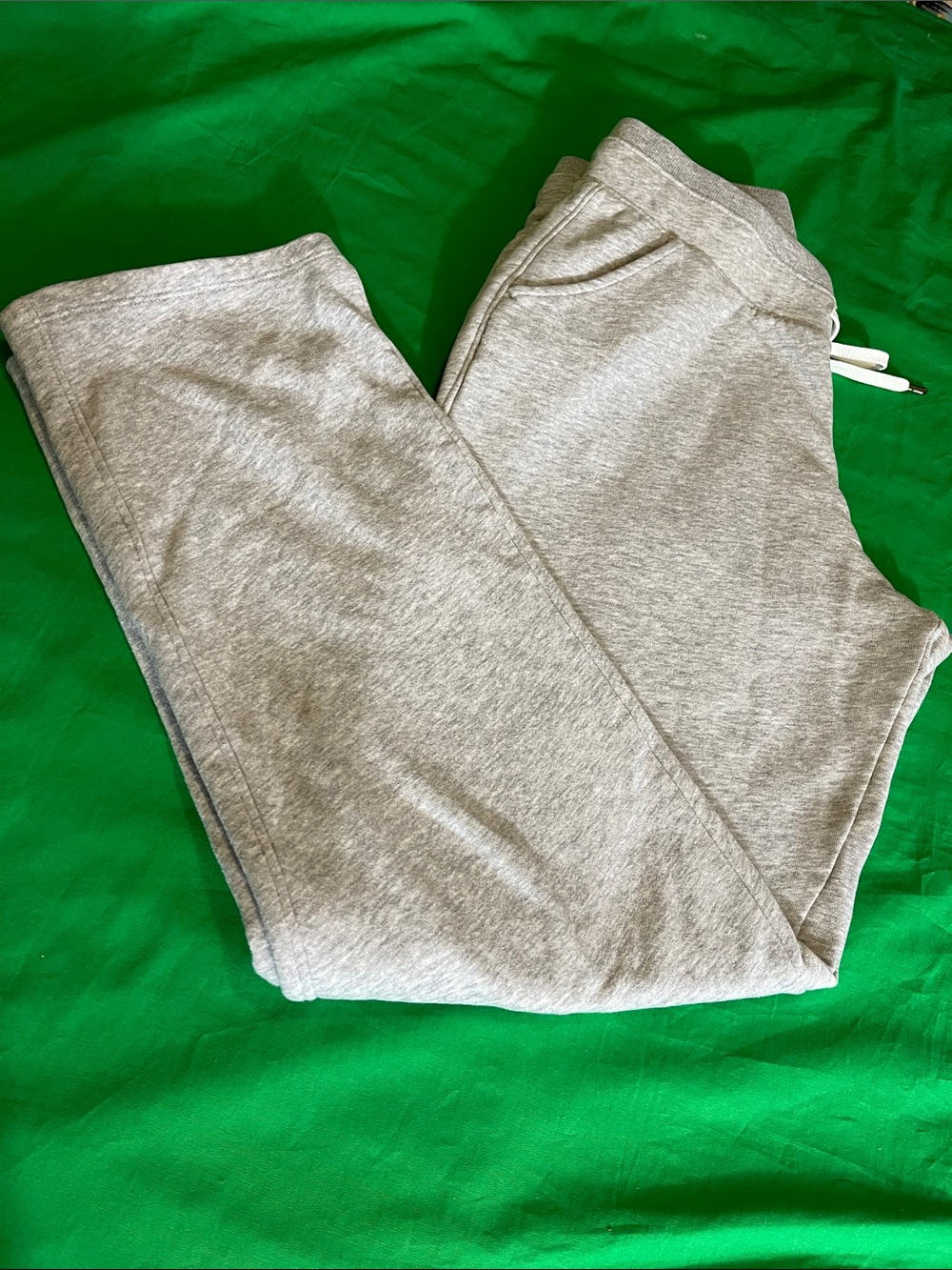 tek gear light gray fleece-lined jogger